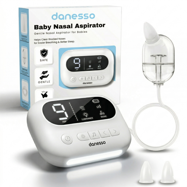 Aspirator Nazal Electric Danesso®, pentru Bebelusi si Copii, 9 Trepte de Viteza
