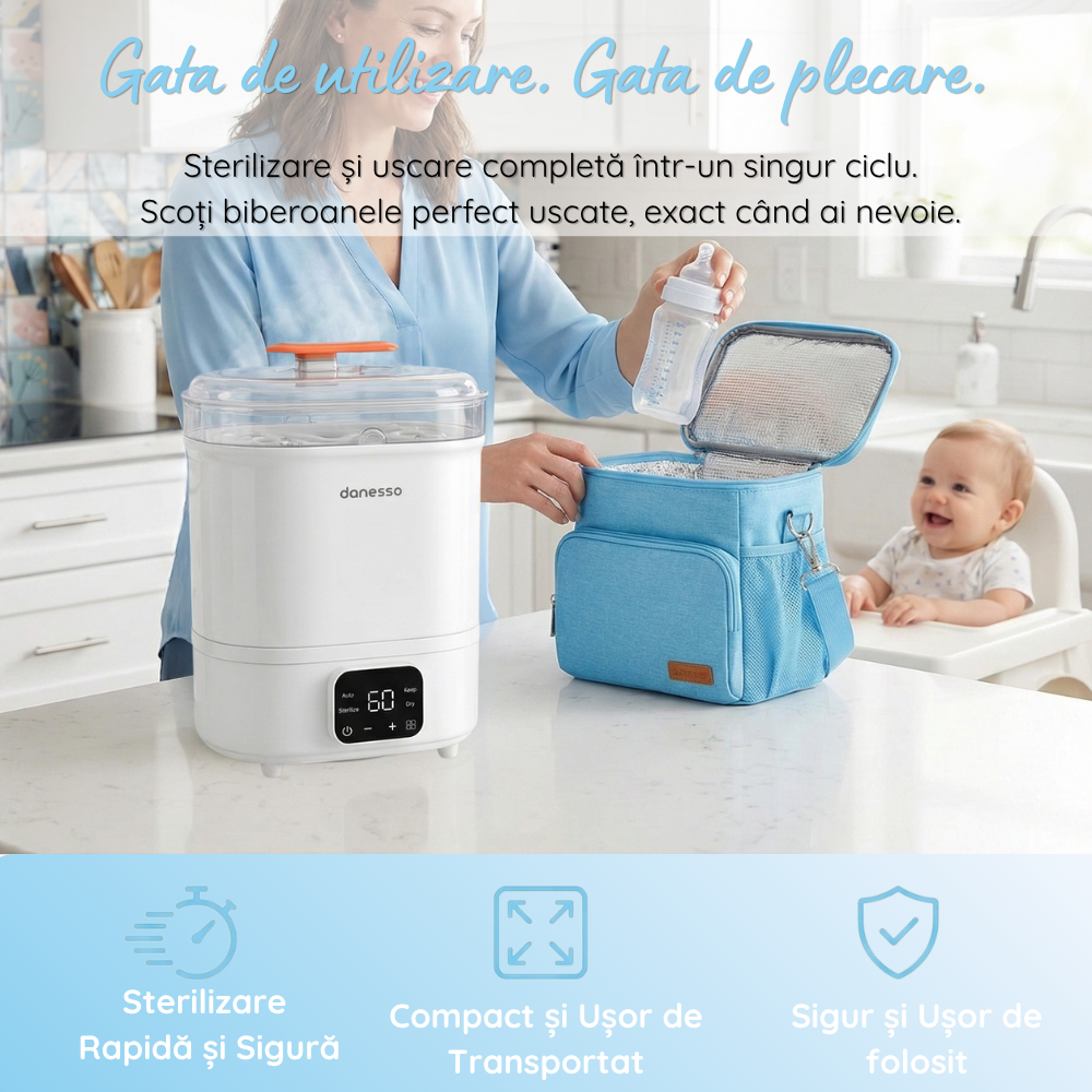 Uscător sterilizator biberoane