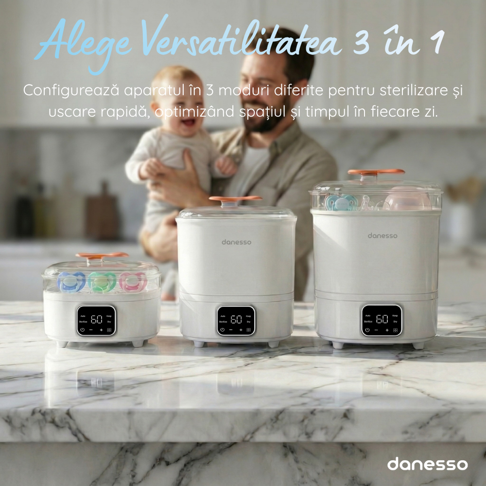 Sterilizator biberoane cu uscare