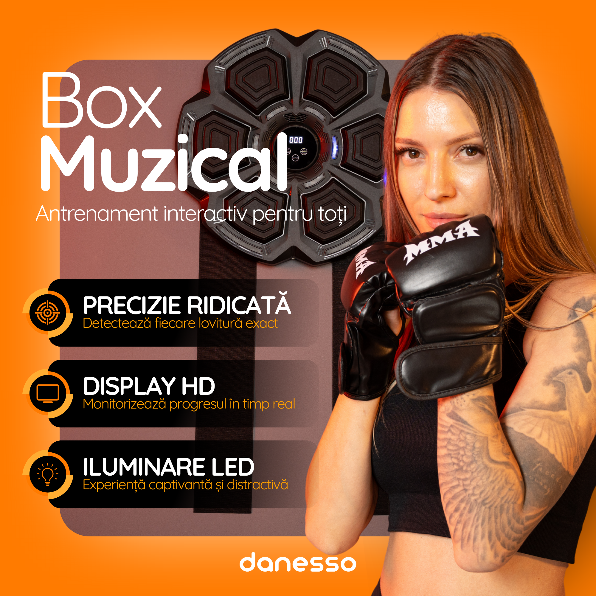 Aparat box perete copii