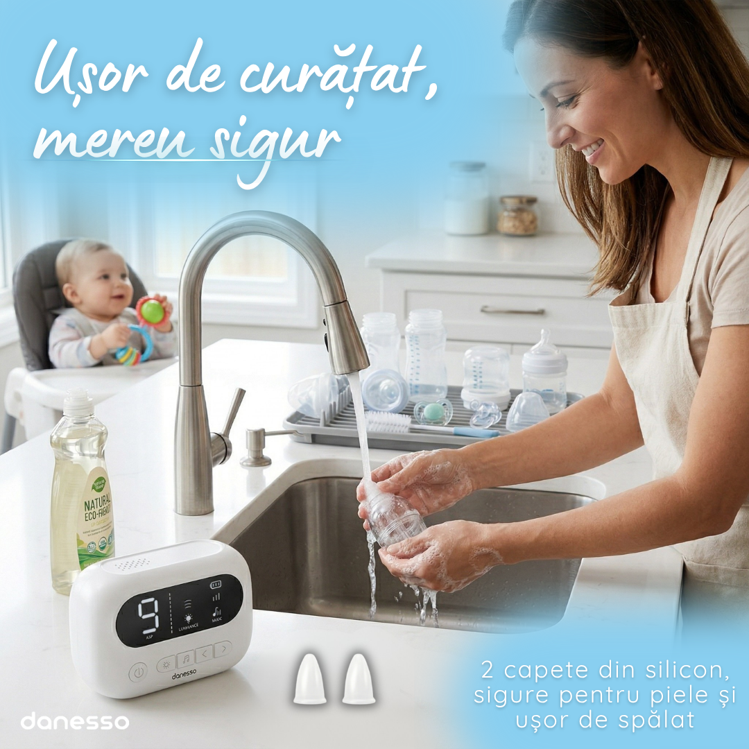 Aspirator nas copii electric 9 trepte aspirare