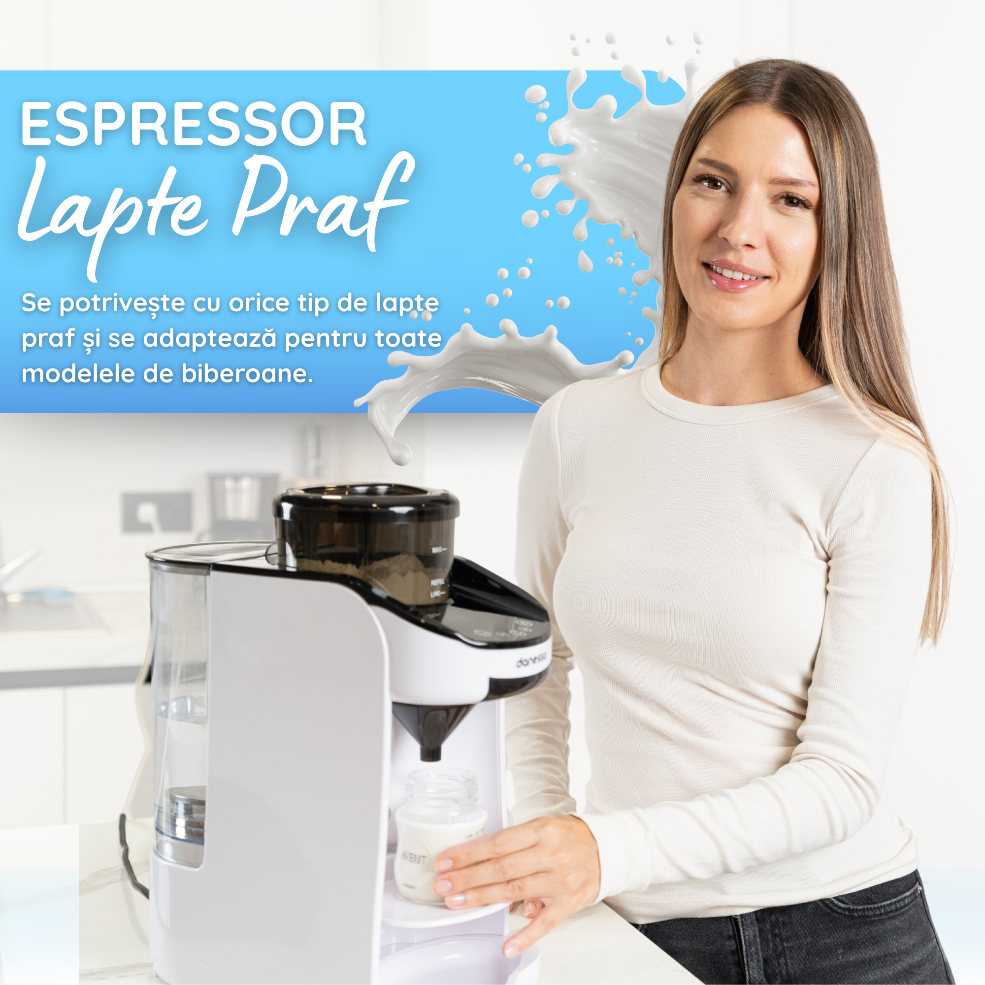 Aparat lapte praf automat