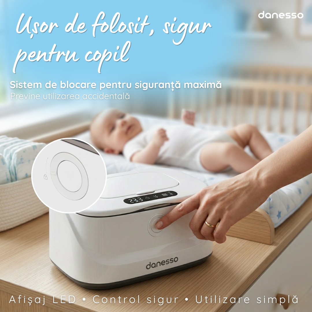 Wipe warmer pentru bebeluși