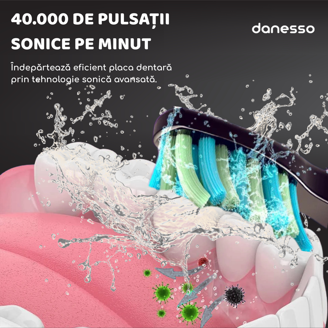 Periuță electrică 10 capete moi