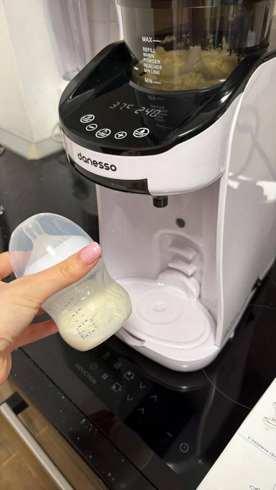 Espressorul de lapte praf Danesso folosit acasă