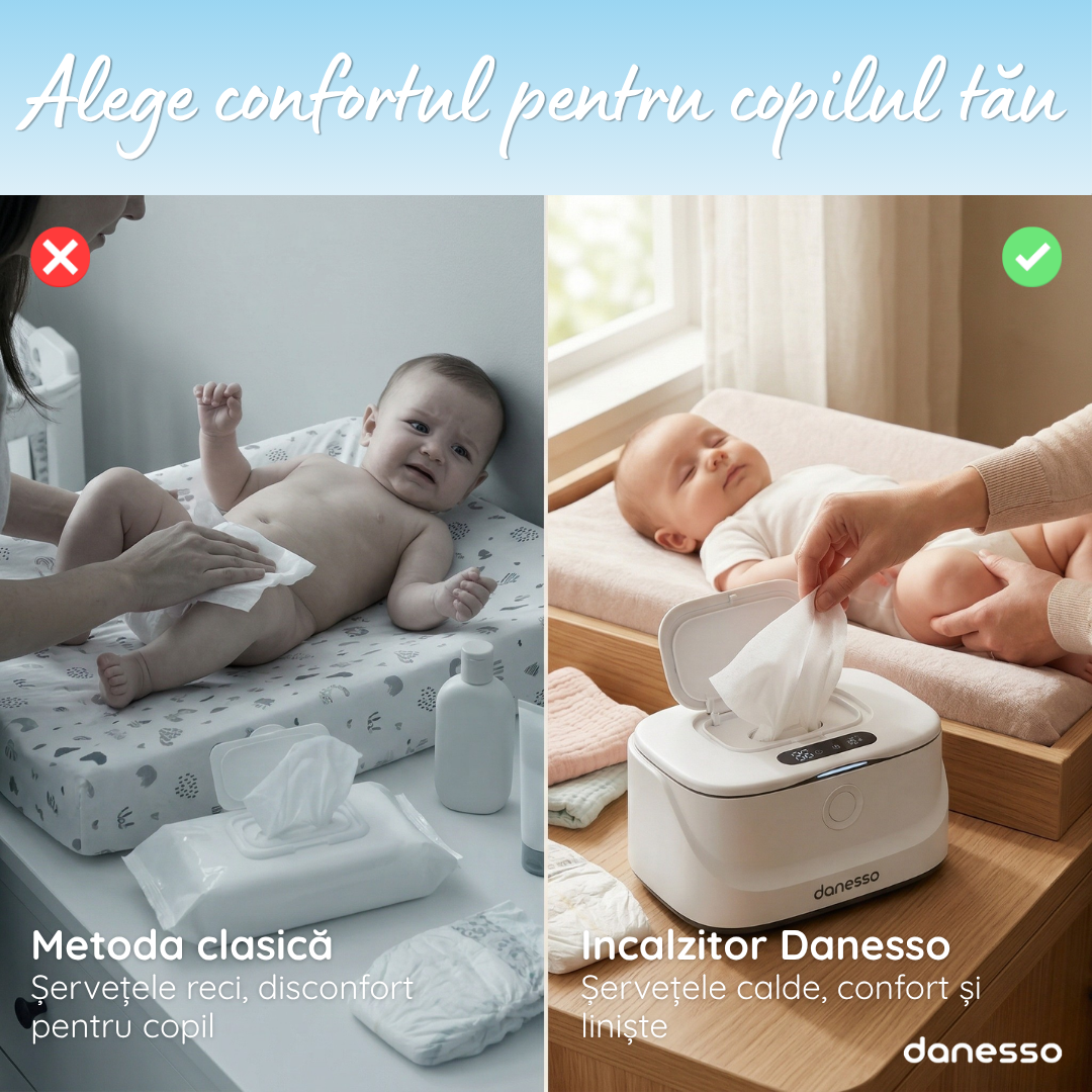 Wipe warmer pentru bebeluși